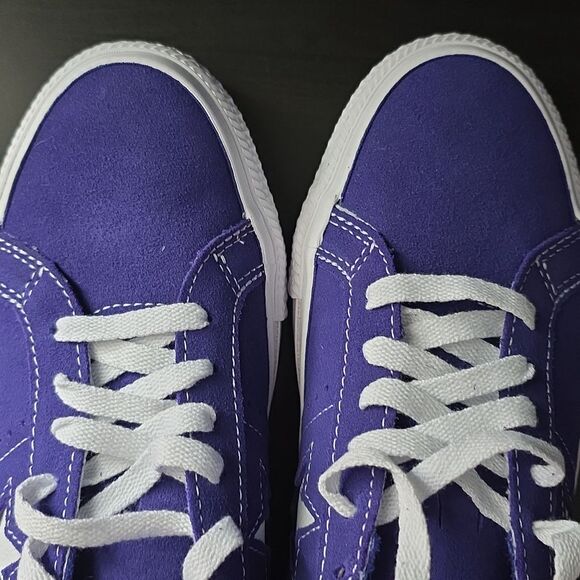 Converse One Star Pro Suede Unisex Shoe Blue Mens Size 7 Womens 8.5 - Picture 6 of 8